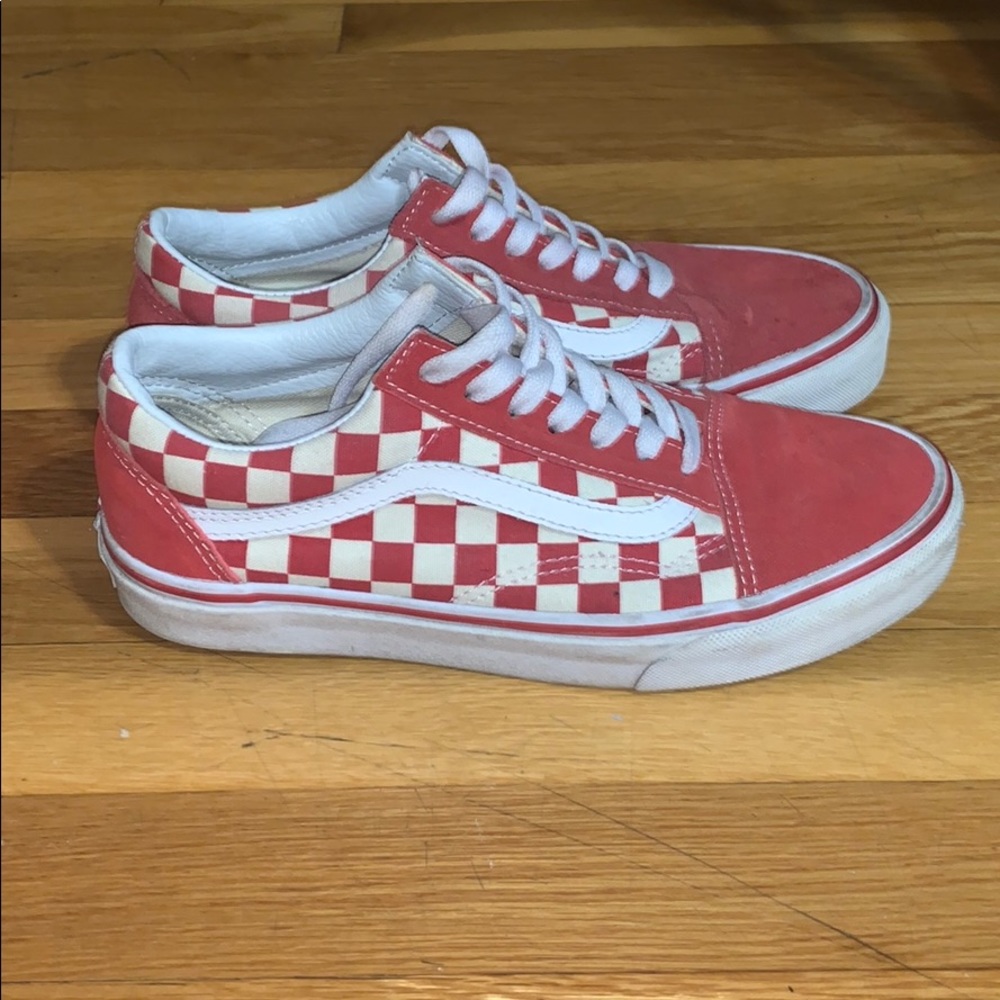 VANS OLD SKOOL RED CHECK